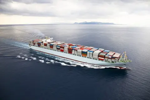 Commercial cargo vessel fleet managed with RadiantFleet maritime operations software