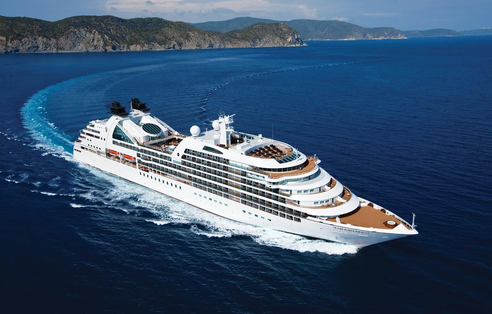 Large ocean cruise ship