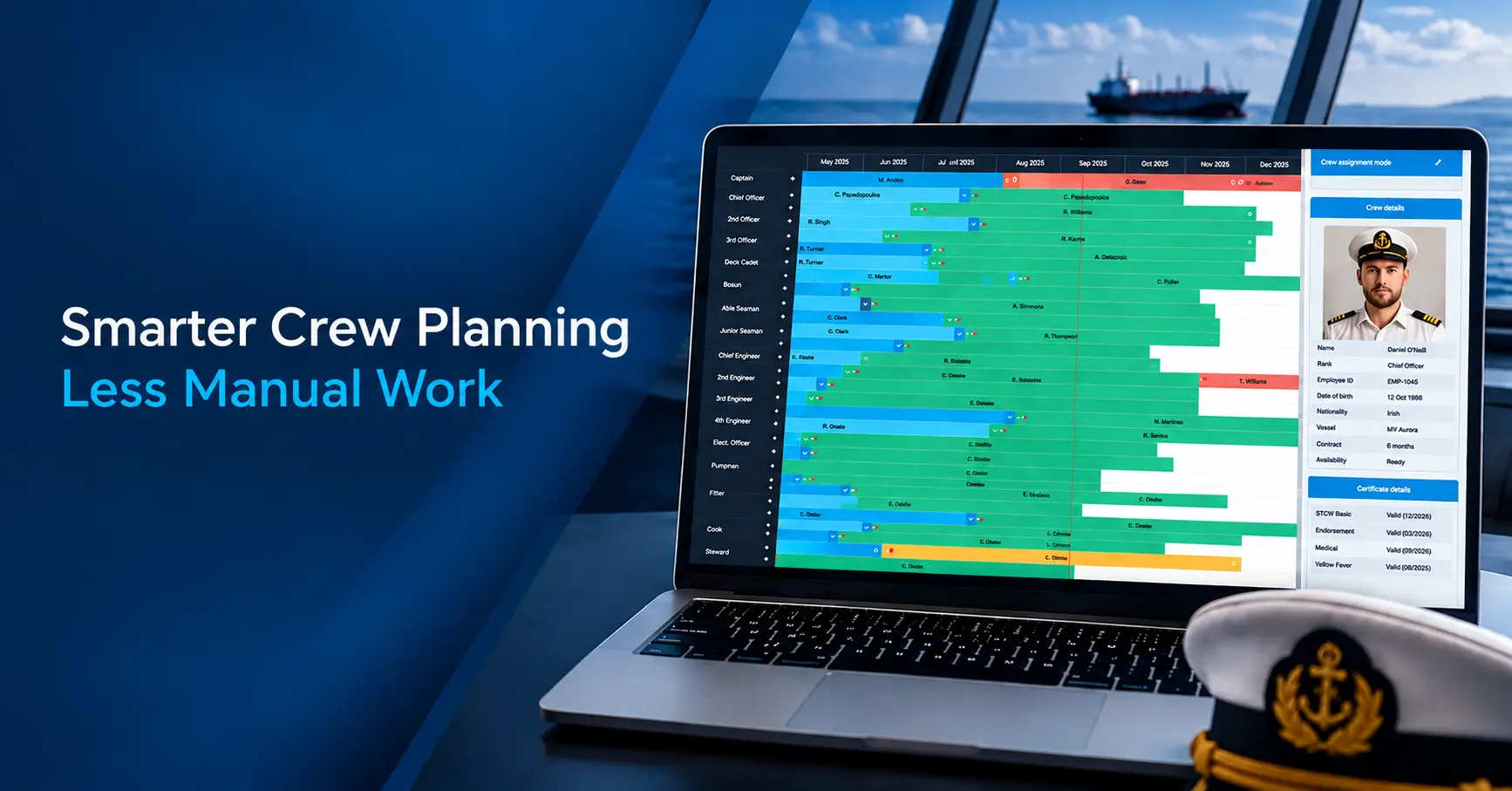 Maritime Crew Management: From Planning to Deployment Without the Spreadsheets